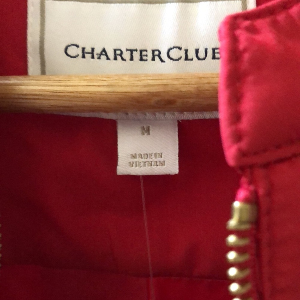 Charter Club Quilted Mandarin-Collar Jacket - Picture 5 of 9
